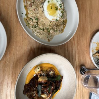 Canard - Duck stack and ricotta gnocchi - New American Near Me - Beaverton, Oregon Canard - Duck stack and ricotta gnocchi - New American Near Me - Beaverton, Oregon