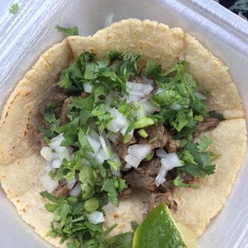 Nico's Tacos - Taco de asada with handmade tortilla! - Mexican Near Me - Virginia Beach, Virginia
