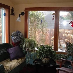 Allow Your Body To Heal - The greenery- and light-filled waiting room.