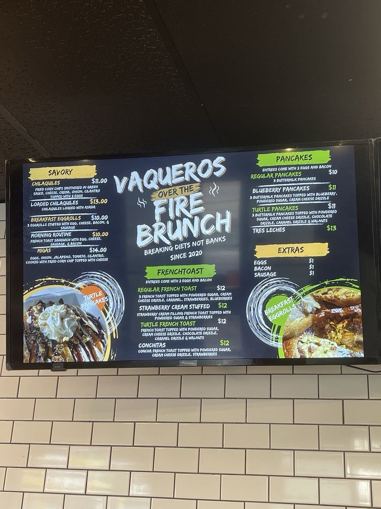 Vaqueros Over the Fire