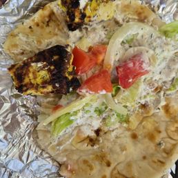 Chicken Kabob sandwich Chicken Kabob sandwich