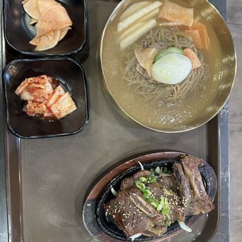 Hanta Korean Restaurant - Noodle la galbi combo - Korean Near Me - Los Angeles, California