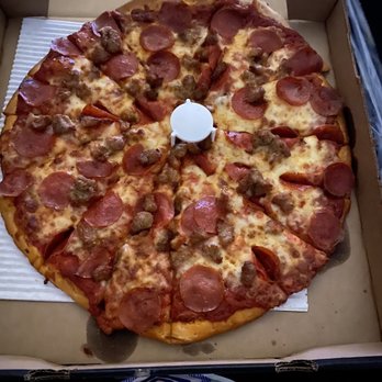 Pizza Guys - Cold, oddly cut sausage and pepperoni pizza - Pizza Near Me - Marysville, California Pizza Guys - Cold, oddly cut sausage and pepperoni pizza - Pizza Near Me - Marysville, California