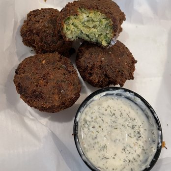 Fast Eddy's Quick Mideast - Falafel with taziki sauce - Middle Eastern Near Me - Jacksonville, Florida