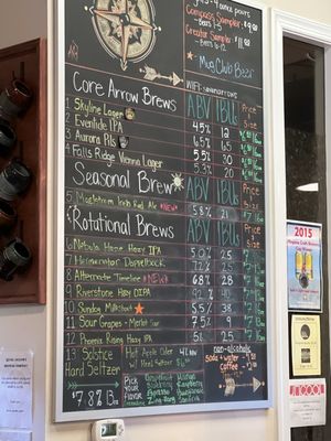 Menu photo 1 Seven Arrows Brewing Company Waynesboro, VA Menu photo 1 Seven Arrows Brewing Company Waynesboro, VA