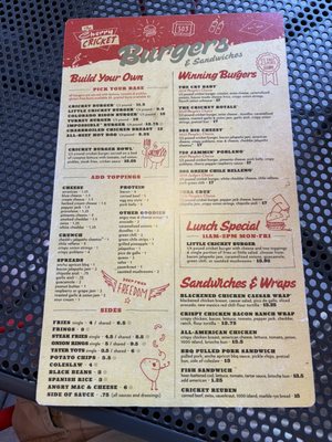 Menu photo 2 Cherry Cricket Broomfield, CO