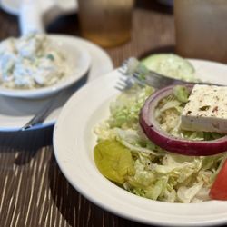 Mykonos Authentic Greek Cuisine - Small Classic Greek Salad Salads always taste better at Mykonos.