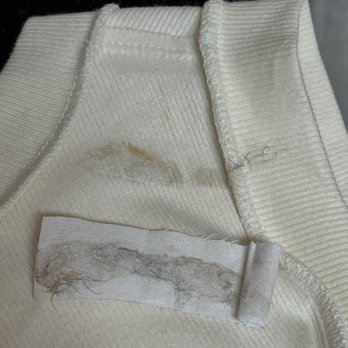 Pansy Nail Spa - Wax stuck to my shirt, got home with this on me - Nail Salons Near Me - New York, New York