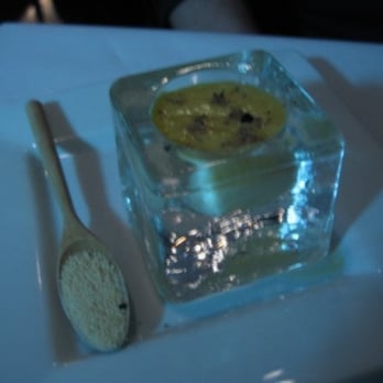 Schwa - Toledo cheese dish with shaved truffle and honey powder - New American Near Me - Chicago, Illinois Schwa - Toledo cheese dish with shaved truffle and honey powder - New American Near Me - Chicago, Illinois