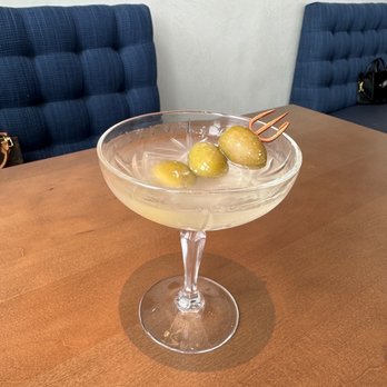 Gordon Ramsay Hell's Kitchen - Half full gin martini, and management saying it's less because it's missing an olive to support the volume of the liquid. - Desserts Near Me - Washington, DC, District of Columbia