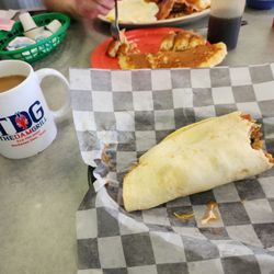 The Dam Grill - Damn big burrito