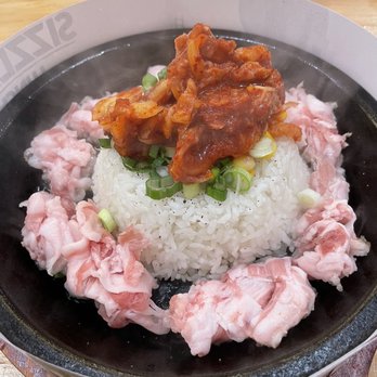 Sizzling Lunch - Pork belly, Kimchi - Teppanyaki Near Me - Fremont, California Sizzling Lunch - Pork belly, Kimchi - Teppanyaki Near Me - Fremont, California