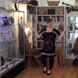 Angela Boswell - Reader - Angela in her shop Dream Angels in Tequesta.