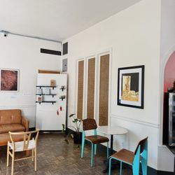 Talega Coffee - Interior seating. A bit eclectic.