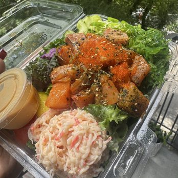 Make Fish - Hamachi Bomb poke bowl w/everything + crab salad - Seafood Markets Near Me - Sacramento, California