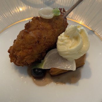 Per Se - Chicken and waffles spin with quail - French Near Me - New York, New York