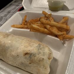 Antojitos Mios - My delicious burrito with fries