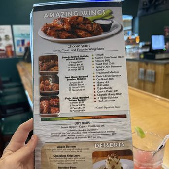Gator's Dockside - Wing menu - Chicken Wings Near Me - Jacksonville, Florida