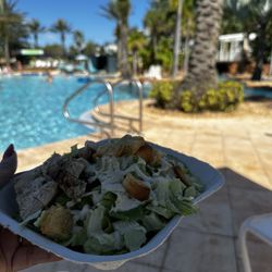 Reunion Resort & Golf Club - Caesar salad at waterpark