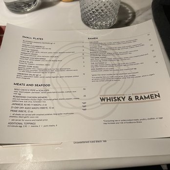 Whisky & Ramen - Menu September 2022 - Ramen Near Me - Anchorage, Alaska Whisky & Ramen - Menu September 2022 - Ramen Near Me - Anchorage, Alaska