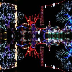 Stanley Park Train - Christmas Lights.
