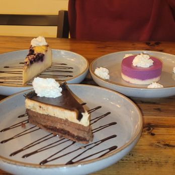 Step Korean Bistro - Chocolate pleasure, ube , blueberry/ lemon cheese cake all so yummy - Korean Near Me - Sparks, Nevada Step Korean Bistro - Chocolate pleasure, ube , blueberry/ lemon cheese cake all so yummy - Korean Near Me - Sparks, Nevada