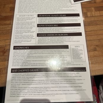 The White Chocolate Grill - Menu - New American Near Me - Naperville, Illinois