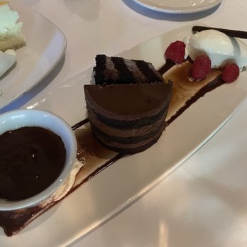 Summit House - Three Chocolate Torte - Steakhouses Near Me - Fullerton, California Summit House - Three Chocolate Torte - Steakhouses Near Me - Fullerton, California