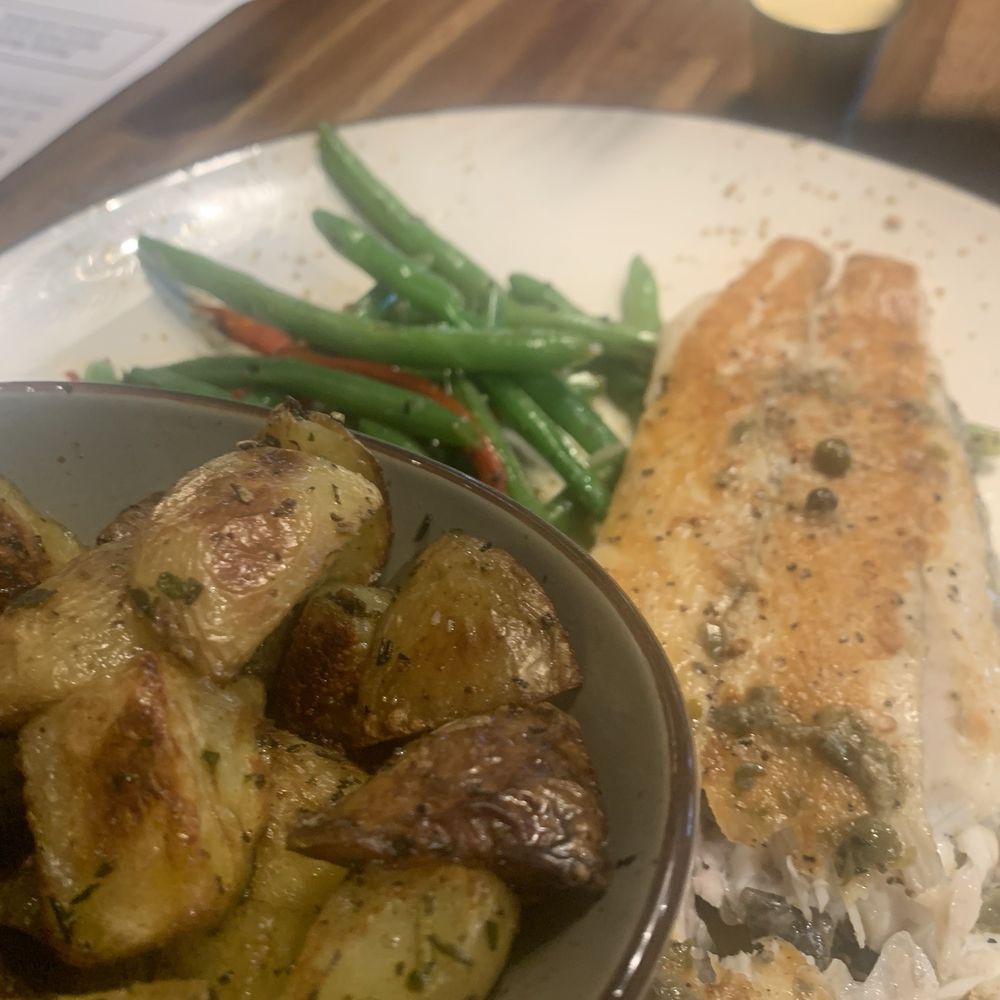 Oak and Main - The barramundi had amazing flavor, perfectly cooked! - American Near Me - Roanoke, Texas Oak and Main - The barramundi had amazing flavor, perfectly cooked! - American Near Me - Roanoke, Texas