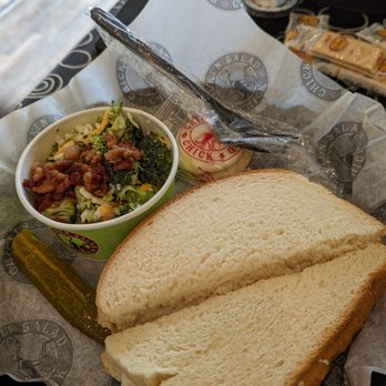 Chicken Salad Chick - Original salad meal with broccoli salad and cookie - Southern Near Me - Westerville, Ohio Chicken Salad Chick - Original salad meal with broccoli salad and cookie - Southern Near Me - Westerville, Ohio