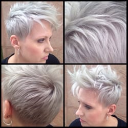 Carolyns Hair Design - Greige undercut