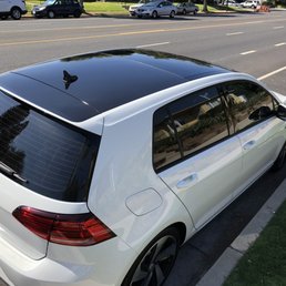 Gloss black roof wrap done by Jesse.  Great job!