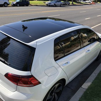Premium Auto Connection - Gloss black roof wrap done by Jesse.  Great job! - Car Window Tinting Near Me - Los Angeles, California