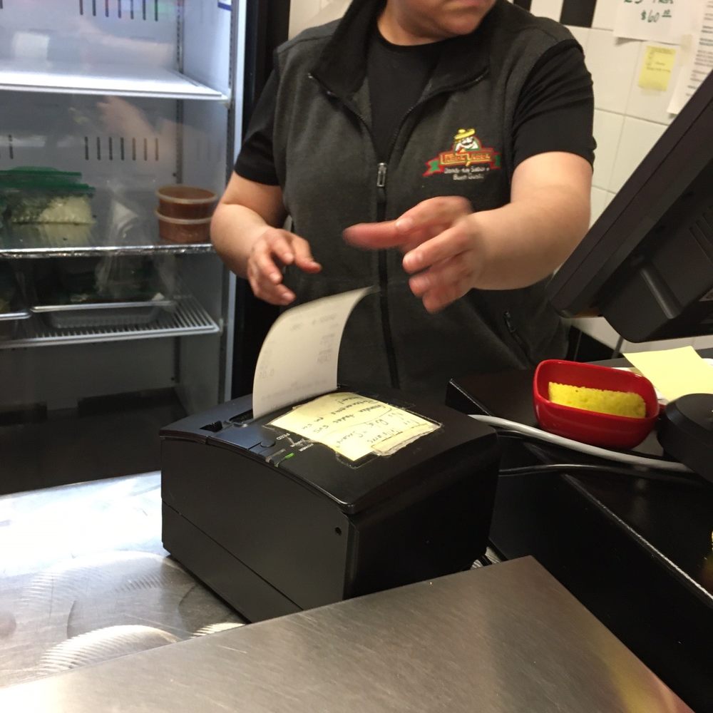 Rude cashier and unprofessional customer service . Watch out with this lady Rude cashier and unprofessional customer service . Watch out with this lady