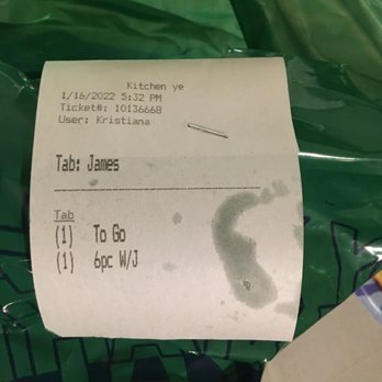 Anglea's - Receipt - Diners Near Me - Tacoma, Washington