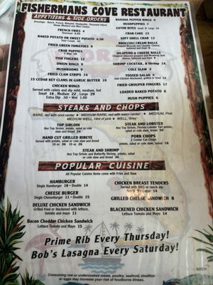 Menu photo 2 Fisherman's Cove Inverness, FL Menu photo 2 Fisherman's Cove Inverness, FL