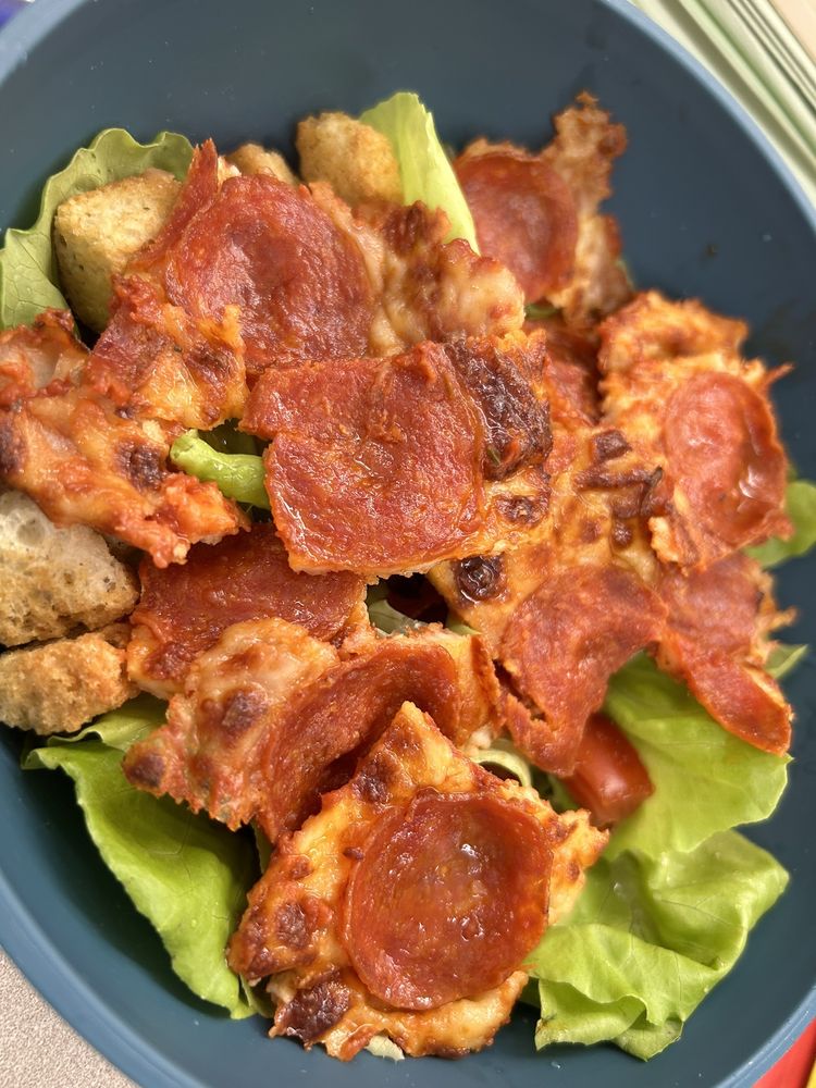 Made Costco Pizza salad . Yelp