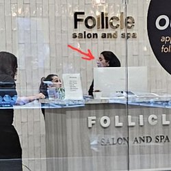 Follicle Salon and Spa - Don't recall her name.