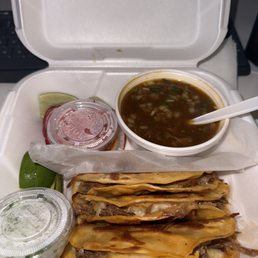 Quesa birria taco combo Quesa birria taco combo