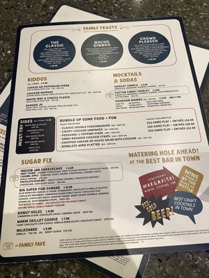 Menu photo 2 Main Event Gilbert Gilbert, AZ