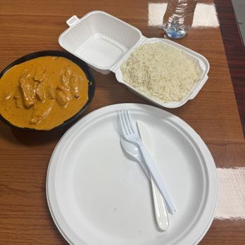 Indian Palace - Butter Chicken with Basmati rice. - Indian Near Me - Madison, Alabama Indian Palace - Butter Chicken with Basmati rice. - Indian Near Me - Madison, Alabama
