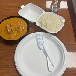 Butter Chicken with Basmati rice.