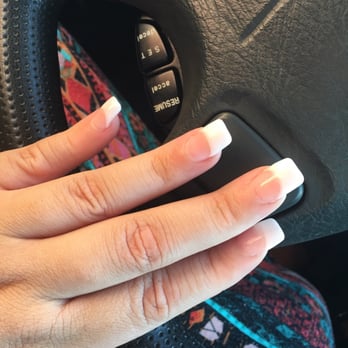 Concept Nails & Spa - 9 day old pink and white dip powder nails. Still looking good. - Nail Salons Near Me - Arlington, Texas Concept Nails & Spa - 9 day old pink and white dip powder nails. Still looking good. - Nail Salons Near Me - Arlington, Texas