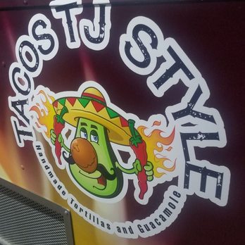 Tacos TJ Style - Truck sign - Tacos Near Me - Garden Grove, California