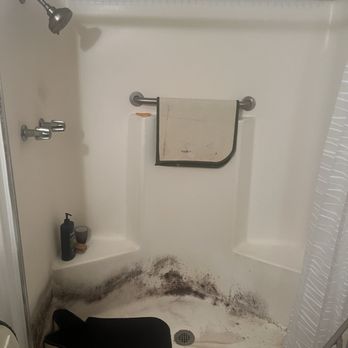 JLK Cleaning - Moldy shower before. - Home Cleaning Near Me JLK Cleaning - Moldy shower before. - Home Cleaning Near Me