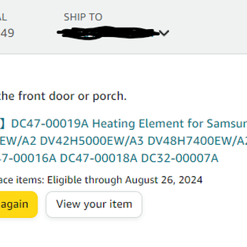 Apple Appliance Repair - Replacement part receipt. - Appliances & Repair Near Me - Ashburn, Virginia Apple Appliance Repair - Replacement part receipt. - Appliances & Repair Near Me - Ashburn, Virginia