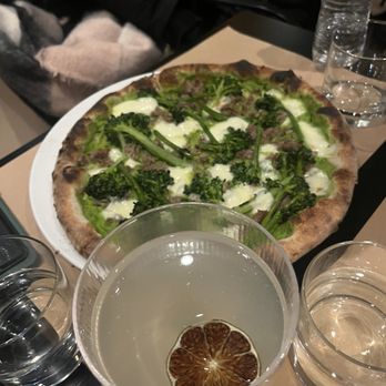 Barbalu Bklyn - Broccolini and Salsiccia Pizza - Italian Near Me - Brooklyn, New York