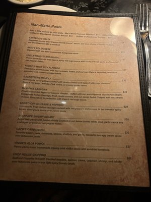 Menu photo 1 Capo's Restaurant & Speakeasy Las Vegas, NV Menu photo 1 Capo's Restaurant & Speakeasy Las Vegas, NV