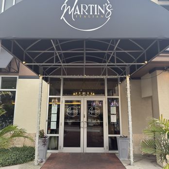 Martin's Italian - Entrance - Italian Near Me - Oldsmar, Florida
