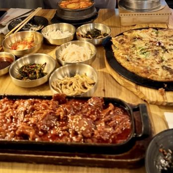 Ondam - Seafood Pancake, Beef Soft Tofu, Stir-Fried Spicy Pork - Korean Near Me - Santa Clara, California Ondam - Seafood Pancake, Beef Soft Tofu, Stir-Fried Spicy Pork - Korean Near Me - Santa Clara, California